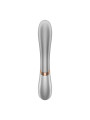 Hot Lover Vibrador Efecto Calor con APP Plata y Champagne