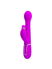 Vibrador con Thrusting y Bolas Rotatorias Dejon Rosa