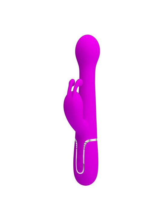 Vibrador con Thrusting y Bolas Rotatorias Dejon Rosa