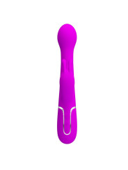 Vibrador con Thrusting y Bolas Rotatorias Dejon Rosa