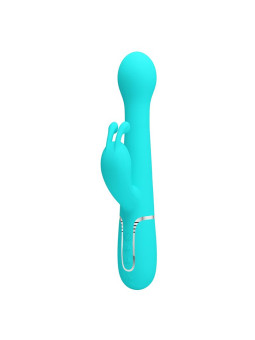 Vibrador Thrusting y Bolas Rotatorias Azul - Juguetes XXX
