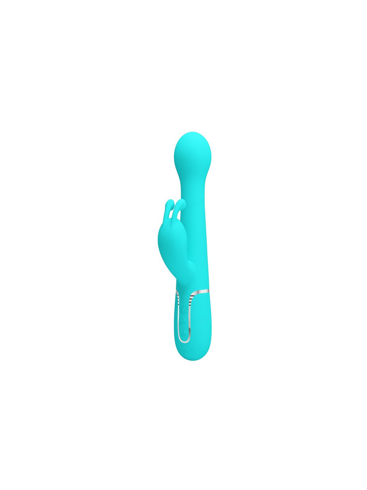 Vibrador con Thrusting y Bolas Rotatorias Dejon Azul