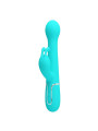 Vibrador con Thrusting y Bolas Rotatorias Dejon Azul