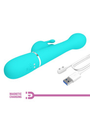 Vibrador con Thrusting y Bolas Rotatorias Dejon Azul