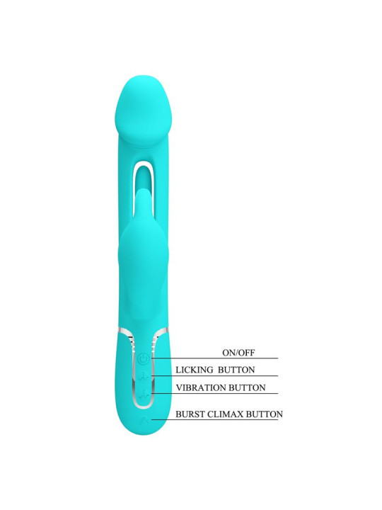 Vibrador con Lengua Kampas Verde