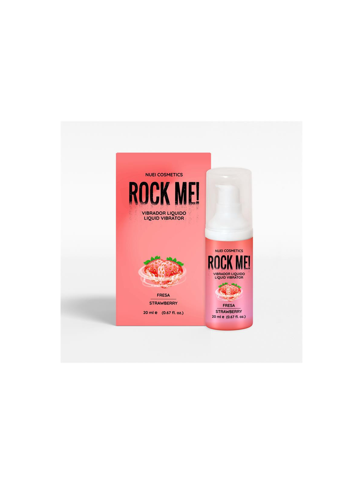 Rock Me! Vibrador Líquido Fresa 20 ml