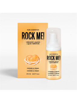 Vibrador Líquido Cookies and Cream Afrodisíaco - ¡Rock Me!