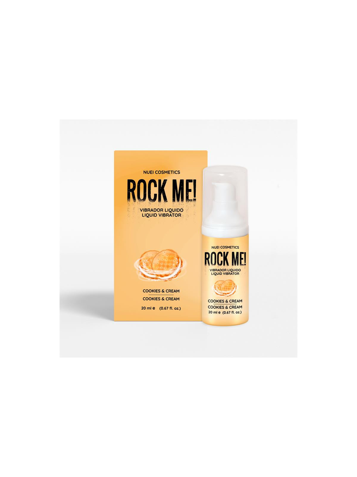 Rock Me! Vibrador Liquido Cookies and Cream 20 ml