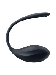 Ribbed Petal con Satisfyer Connect APP Negro