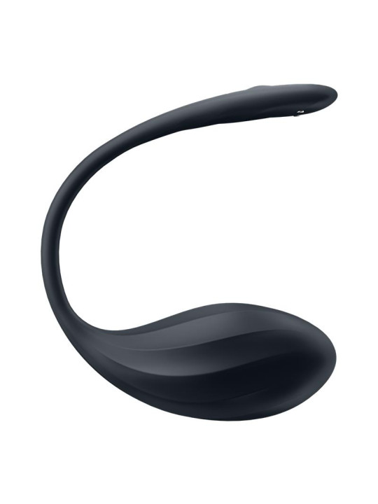 Ribbed Petal con Satisfyer Connect APP Negro