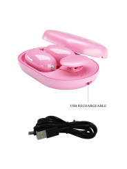 Fun Box Balas Vibradoras con Control Remoto Rosa