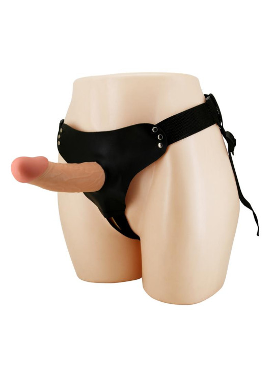 Arnés con Dildo Hueco Stark - ¡Potencia tu placer!