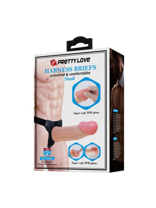 Arnés con Dildo Hueco Stark - ¡Potencia tu placer!