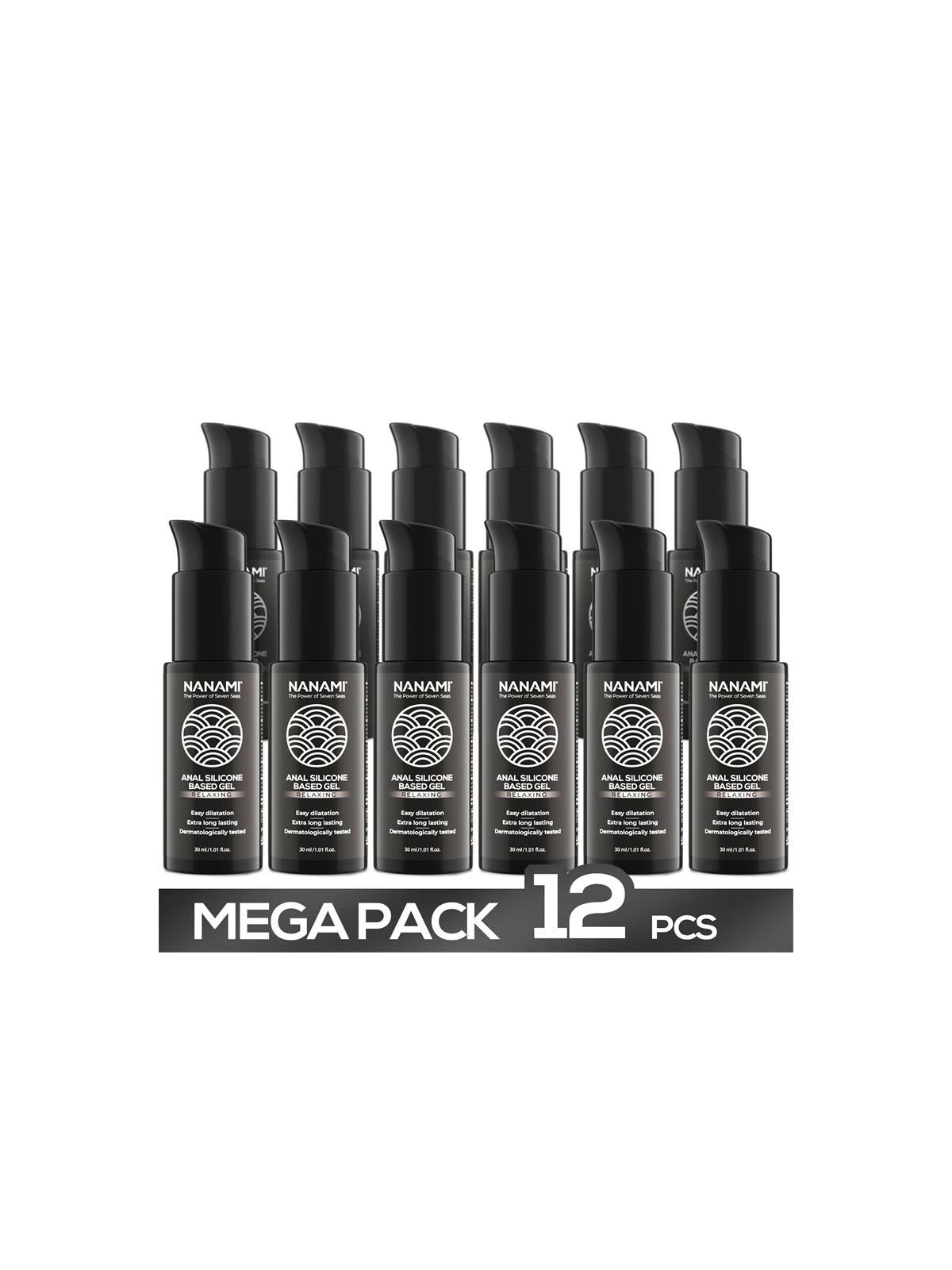 Pack de 12 Gel Lubricante Anal a Base de Silicona Relaxing 30 ml