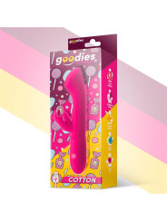 Cotton Vibrador Punto G y Conejito USB Silicona Fuchsia