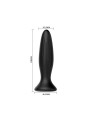 Mr. Play Vibrating Anal Plug USB Silicone Clave 50