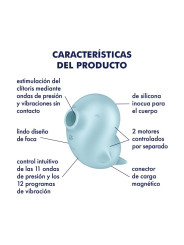 Succionador de Clítoris Sassy Seal con Vibración | Juguetes XXX