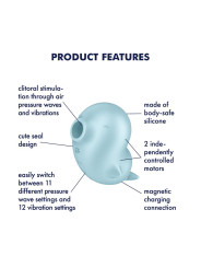 Succionador de Clítoris Sassy Seal con Vibración | Juguetes XXX