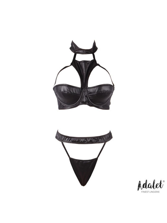 Addis Set Sujetador con Choker y Tanga Alto