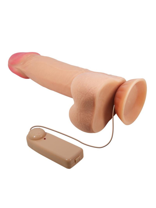 Dildo Realista Doble Densidad Piel Deslizante Retractil