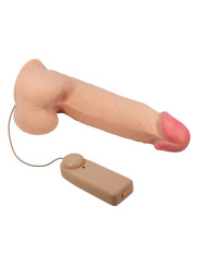 Dildo Realista Doble Densidad Piel Deslizante Retractil