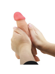 Dildo Realista Doble Densidad Piel Deslizante Retractil