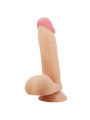 Dildo con Piel Deslizante Retractil 20.5 cm