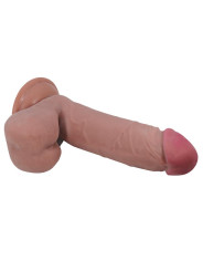 Dildo con Piel Deslizante Retractil 20.5 cm