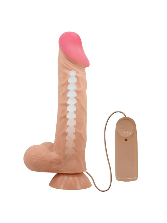 Dildo Realista Doble Densidad Piel Deslizante Retractil 24 cm