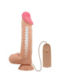 Dildo Realista Doble Densidad Piel Deslizante Retractil 24 cm