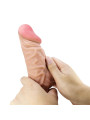 Dildo Realista Doble Densidad Piel Deslizante Retractil 24 cm