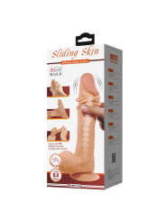 Dildo Realista Doble Densidad Piel Deslizante Retractil 24 cm