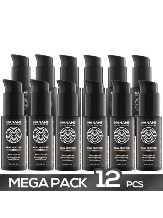 Pack 12 Gel Lubricante a Base de Agua Anal Restore 30ml