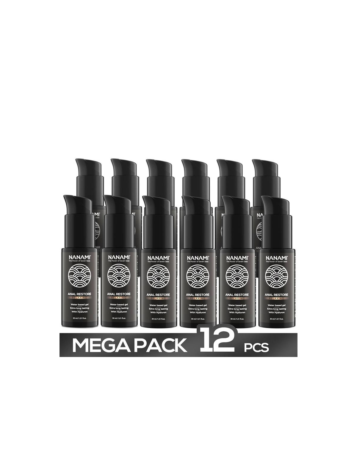 Pack 12 Gel Lubricante a Base de Agua Anal Restore 30ml