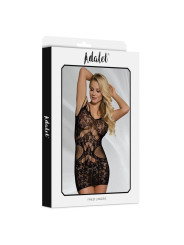 Luna Bodystocking Patrón Geométrico y Floral