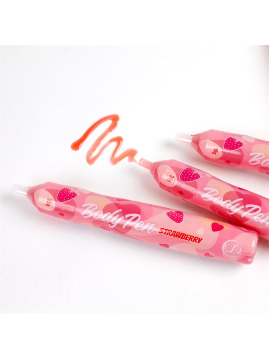 Body Pen Display con 24 units - 12 Fresa + 12 Chocolate