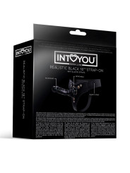 Mistress Arnés Elástico con Dildo de Silicona de 18 cm Negro