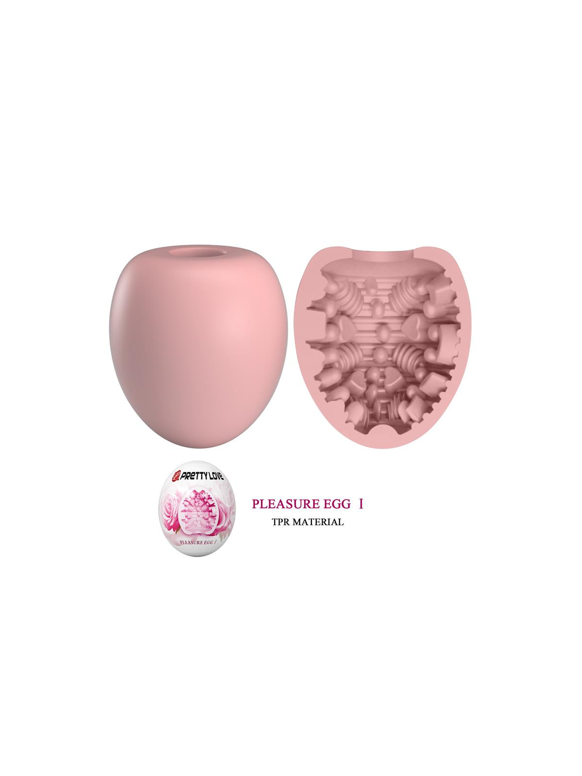 Huevo Masturbador Pleasure Egg I Rosa