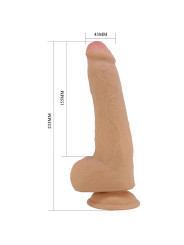 Dildo Realista con Piel Deslizante Retractil 23.3 cm
