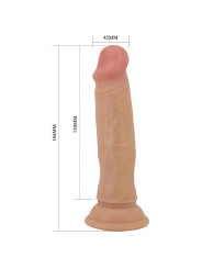 Dildo con Piel Deslizante Retractil 18.4 cm