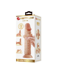 Dildo con Piel Deslizante Retractil 18.4 cm