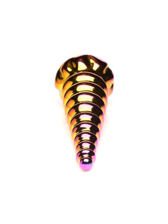 Dildo de Vidro de Borosilicato Twilinght Rainbow