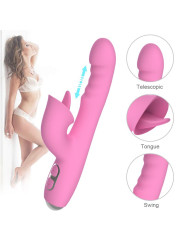 T-May Vibrador con Empuje y Movimiento Swing