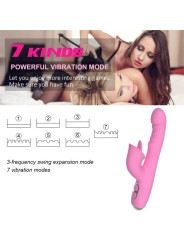 T-May Vibrador con Empuje y Movimiento Swing