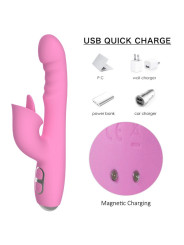 T-May Vibrador con Empuje y Movimiento Swing