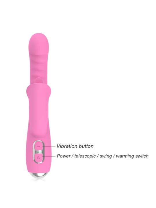 T-May Vibrador con Empuje y Movimiento Swing