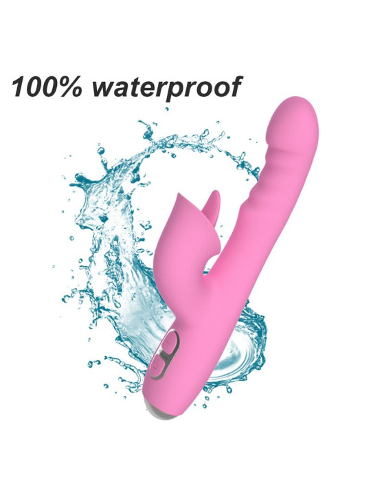 T-May Vibrador con Empuje y Movimiento Swing