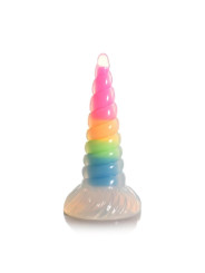 Dildo Luminiscente Rainbow Brilla en la Oscuridad