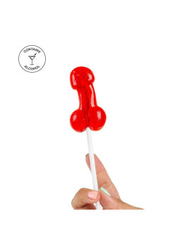 Piruleta de Pene Sabor Daiquiri de Fresa con Alcohol