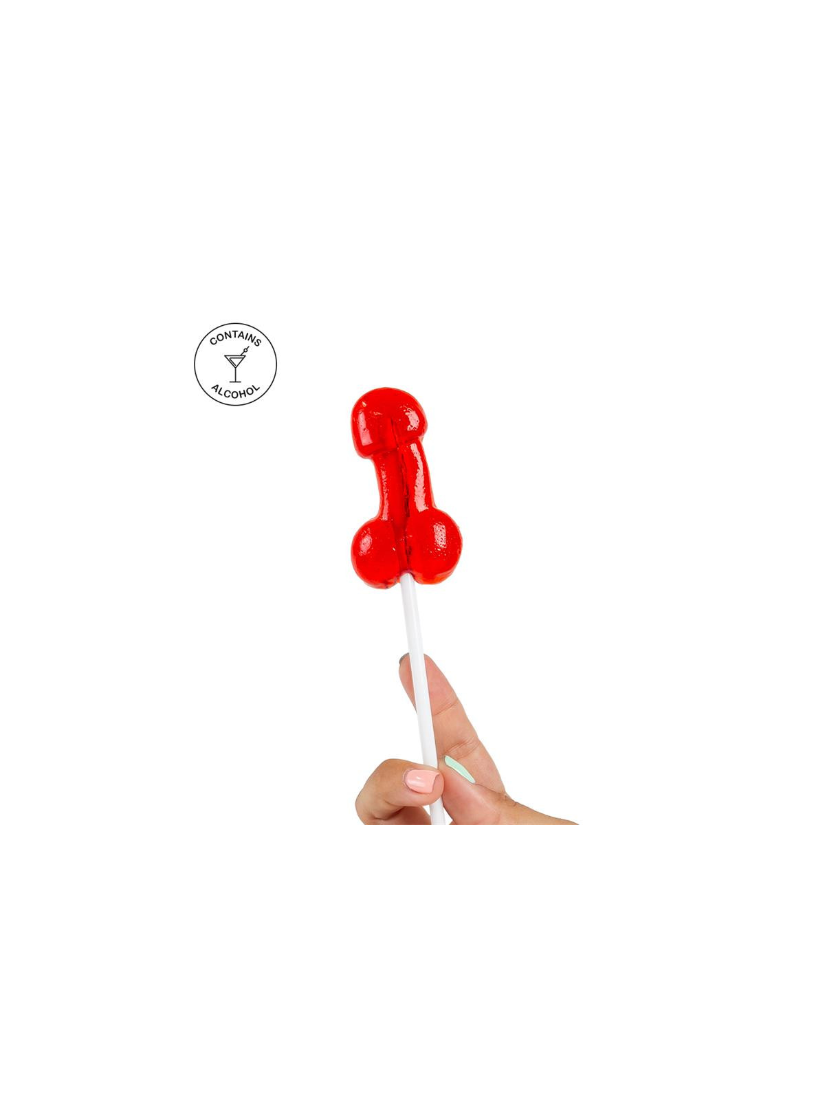 Piruleta de Pene Sabor Daiquiri de Fresa con Alcohol